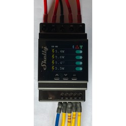 Shelly PRO 4PM V2 ShellyPro4PM quad quadruple relais Wi-Fi MQTT CoIoT Ethernet RJ45 pour Domotique tableau rail DIN