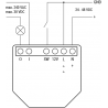 Shelly PLUS 1 cablage relais Wi-Fi BLUETOOTH détection température interne pour domotique home-automation