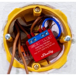 Shelly PLUS 1PM MINI relais Wi-Fi BLUETOOTH détection température interne et mesure de puissance pour domotique home-automation