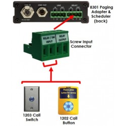 Algo 8301 programmateur sonneries annonces et musique