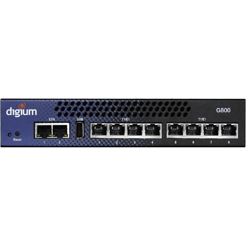 gateway 1G801F SIP vers 8x T1/E1(T2)/PRI EUROISDN Q-sig Digium par Sangoma