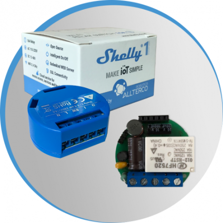 Shelly1 relais WIFI pour Domotique Shelly1 relais WIFI pour Domotique