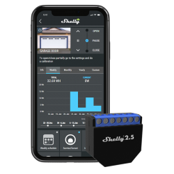 Shelly2.5 double relais Wi-Fi pour volet roulant domotique