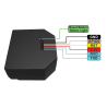 Shelly2.5 double relais Wi-Fi pour volet roulant domotique pins connecteurs entrées sorties I/O