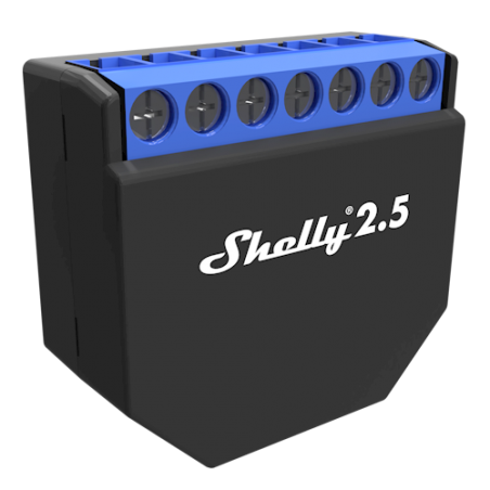 Shelly 2.5 double relais WIFI France Domotique