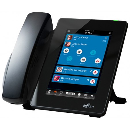 IP Phone SIP D80 1TELD080LF écran couleur tactile Gigabit Digium Sangoma pour Asterisk Open Source et Switchvox IP Phone SIP D80 1TELD080LF écran couleur tactile Gigabit Digium Sangoma pour Asterisk Open Source et Switchvox