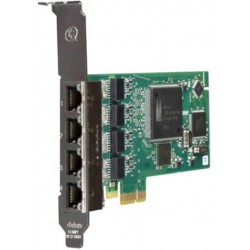 1B433LF carte PCIe 4xT0/S0 BRI Euro ISDN Numeris Digium par Sangoma