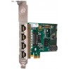 1TE435F carte PCIe 4xE1/T2 PRI EUROISDN Digium Sangoma pour Asterisk Switchvox