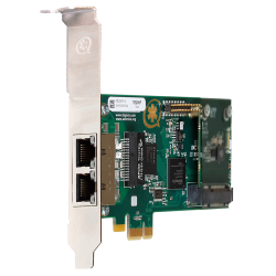 1TE235F carte PCIe 2xE1/T2 PRI EUROISDN Digium Sangoma pour Asterisk Switchvox