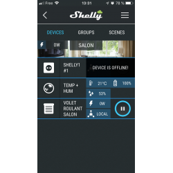 Shelly Cloud, depuis un iPhone
rideau en mouvement