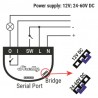 Shelly1 relais WIFI pour Domotique I/O alimenté en courant continu 12Vcc ou 24Vcc à 60Vcc.