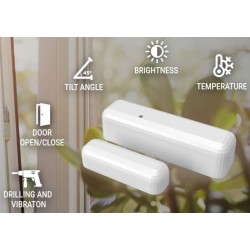 Shelly DW Door Window WiFi sensor ouverture de porte luminosité pour Domotique Home-Automation MQTT