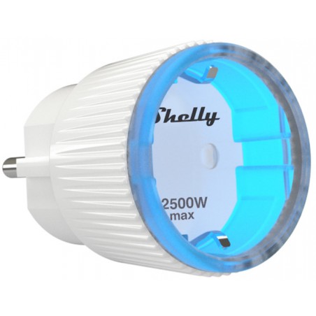 Shelly Plug-S prise relais Wi-Fi détection température interne et mesure de puissance pour domotique home-automation