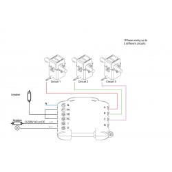 Shelly 3EM amperemetre triphase domotique smart home automation maison connectee