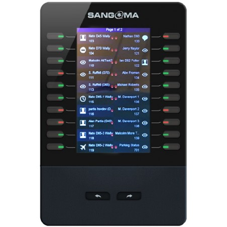 EXP150 extension 20 touches BLF pour D65 1TELD065LF (non inclus) daisy-chain 6 sidecars Digium Sangoma Asterisk Switchvox EXP150 extension 20 touches BLF pour D65 1TELD065LF (non inclus) daisy-chain 6 sidecars Digium Sangoma Asterisk Switchvox