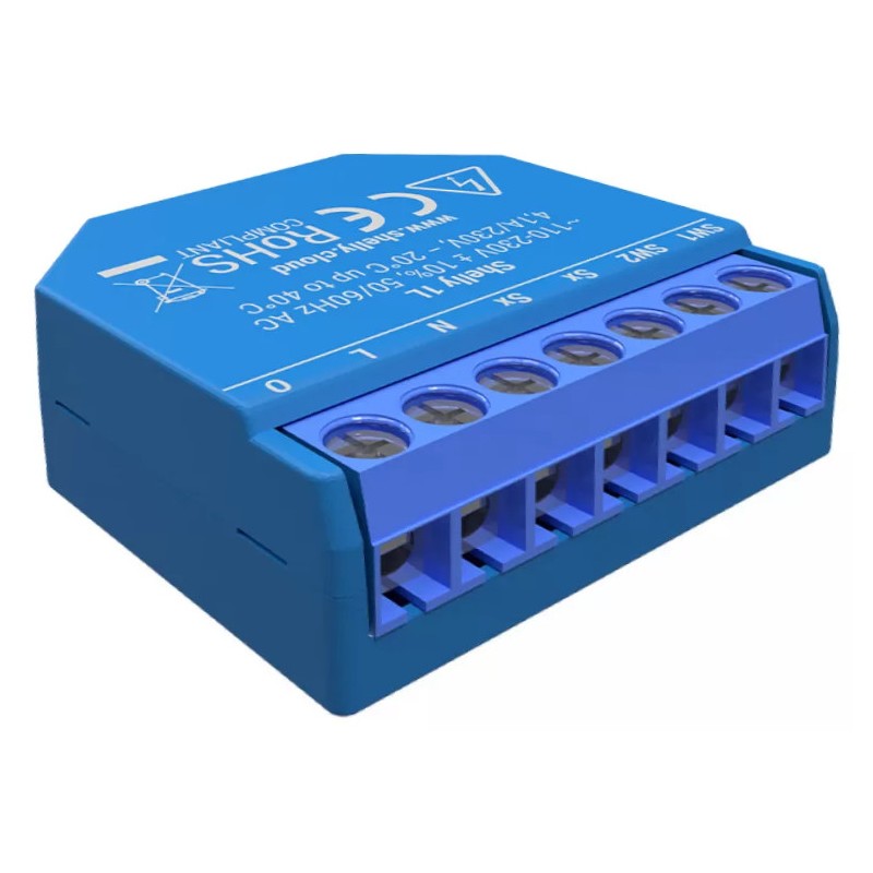 Shelly1L relais WIFI pour Domotique MQTT home automation Shelly1L relais WIFI pour Domotique MQTT home automation