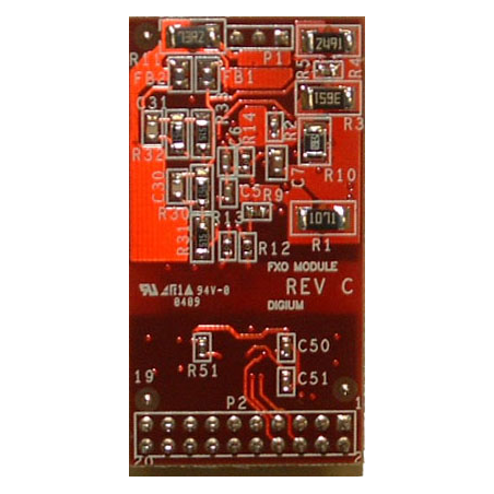 X100M 1X100MF module FXO pour HB8 HA8 A8A A8B cartes modulaires Digium Sangoma pour Asterisk Switchvox