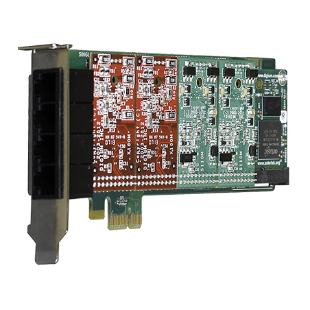 1A4B00F A4B carte PCIe modulaire Digium Sangoma pour Asterisk Switchvox