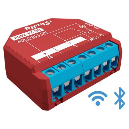 Shelly PLUS 1PM relais Wi-Fi BLUETOOTH détection température interne et mesure de puissance pour domotique home-automation Shelly PLUS 1PM relais Wi-Fi BLUETOOTH détection température interne et mesure de puissance pour domotique home-automation
