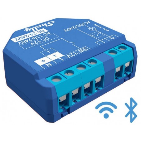 Shelly PLUS 1 relais Wi-Fi BLUETOOTH détection température interne pour domotique home-automation Shelly PLUS 1 relais Wi-Fi BLUETOOTH détection température interne pour domotique home-automation