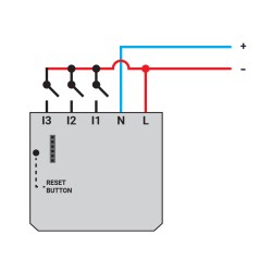 Shelly i3 wiring connexion schema