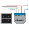 Shelly-PLUS-i4 quadruple switches interrupteurs wifi home automation domotique mqtt rest api schema cablage wiring