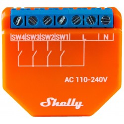 Shelly-PLUS-i4 quadruple switches interrupteurs wifi home automation domotique mqtt rest api