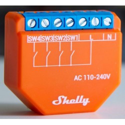 Shelly-PLUS-i4 quadruple switches interrupteurs wifi home automation domotique mqtt rest api